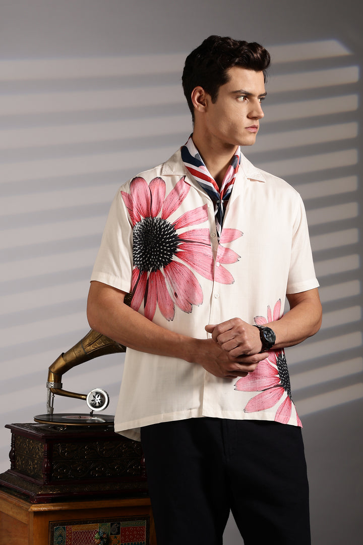 Helianthus Cuban shirt
