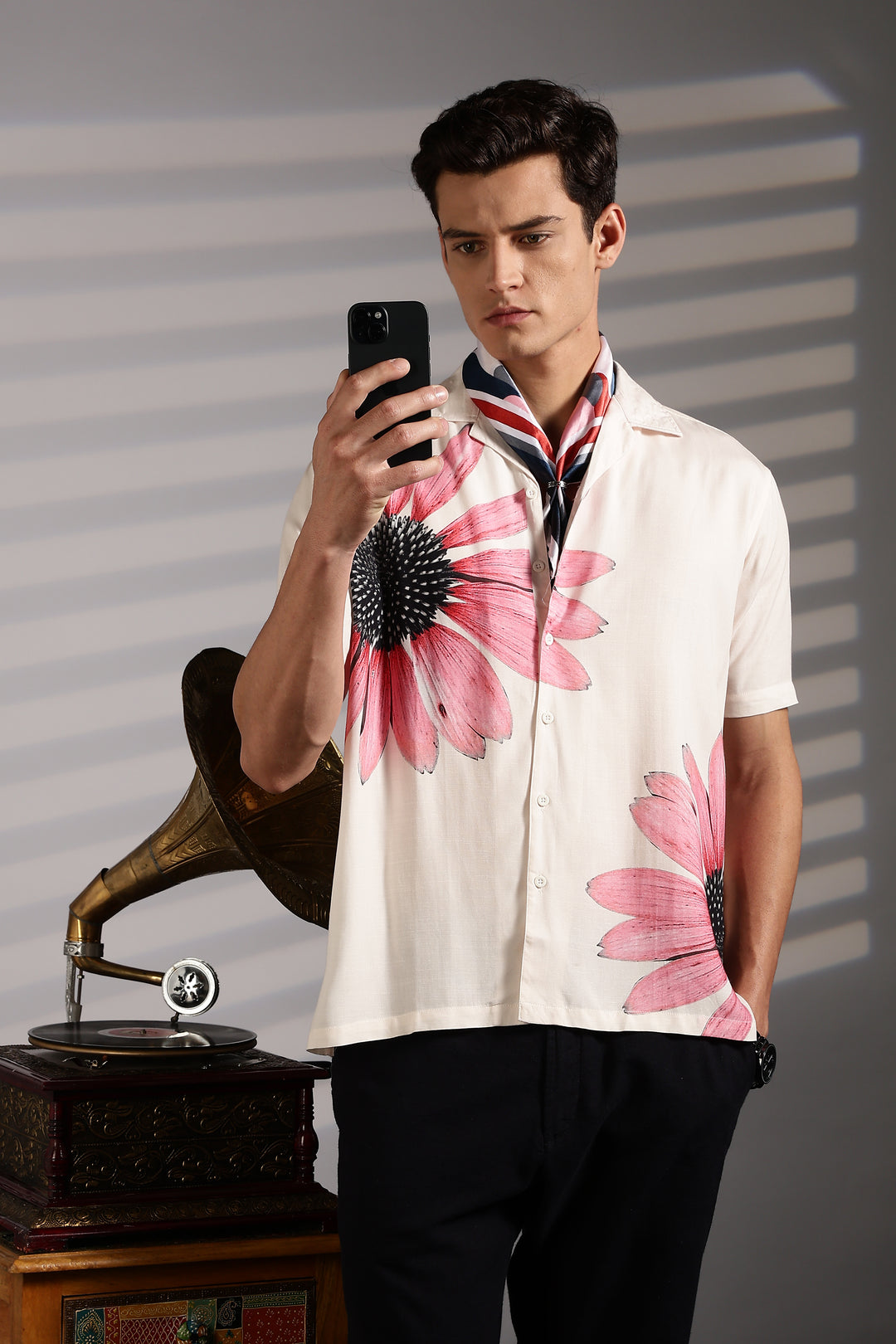 Helianthus Cuban shirt