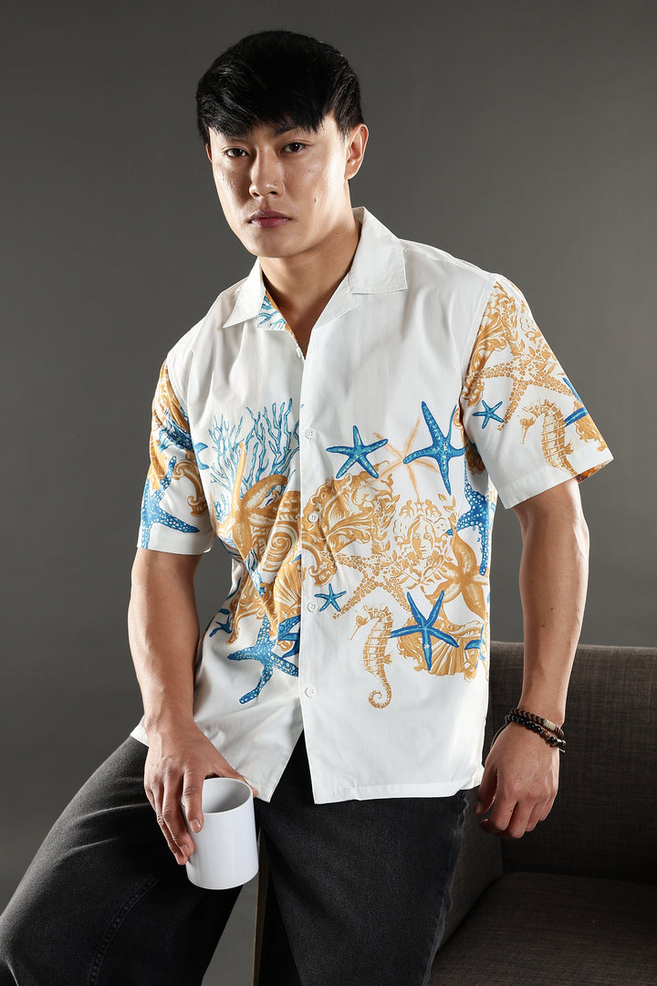 Marine Cuban Shirt