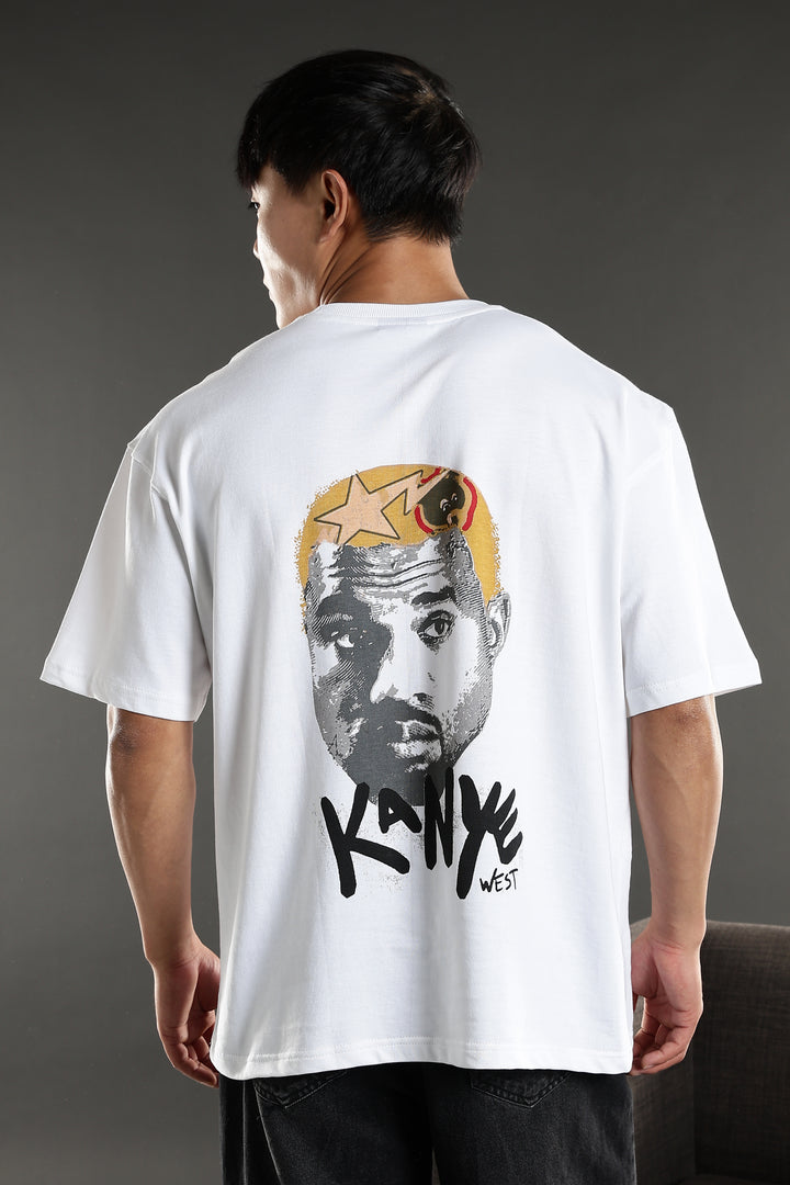 Kanye: White Oversized T-shirt