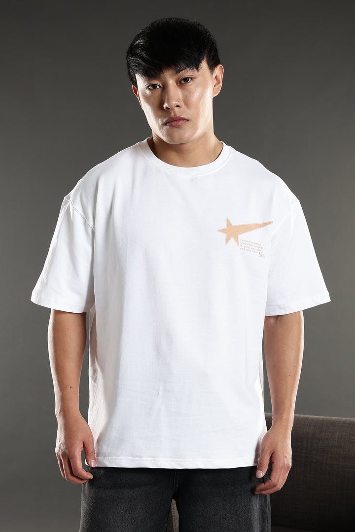Kanye: White Oversized T-shirt