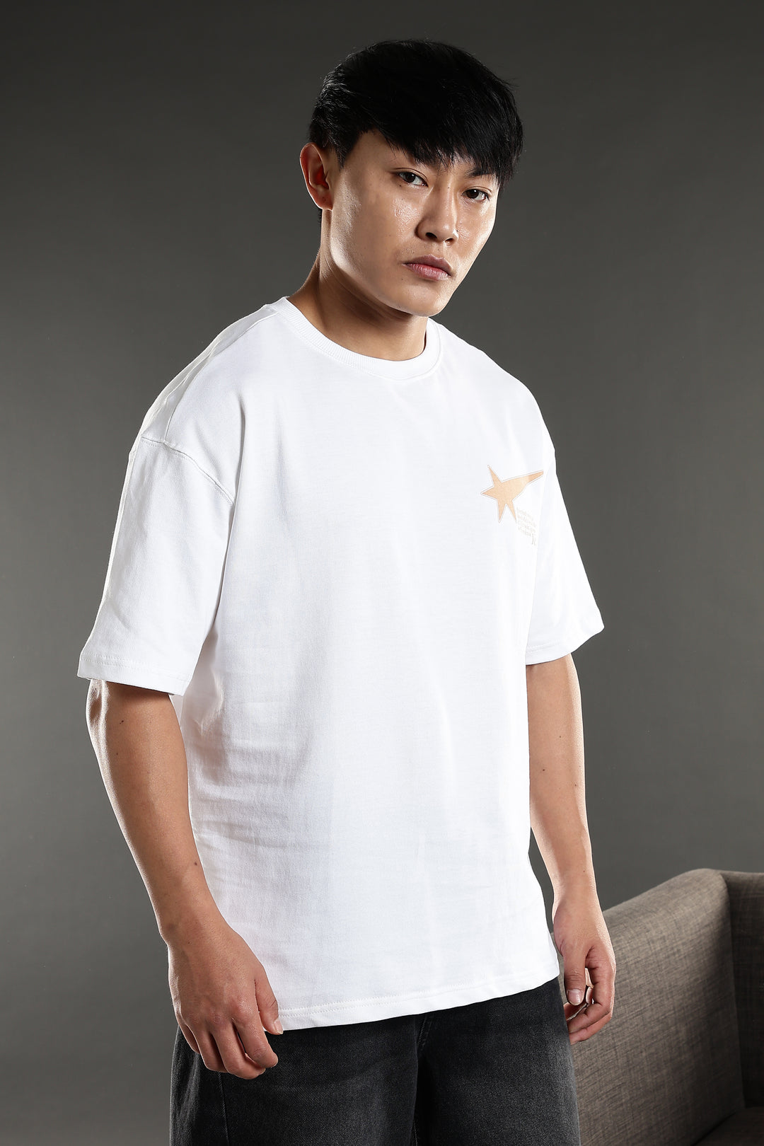 Kanye: White Oversized T-shirt