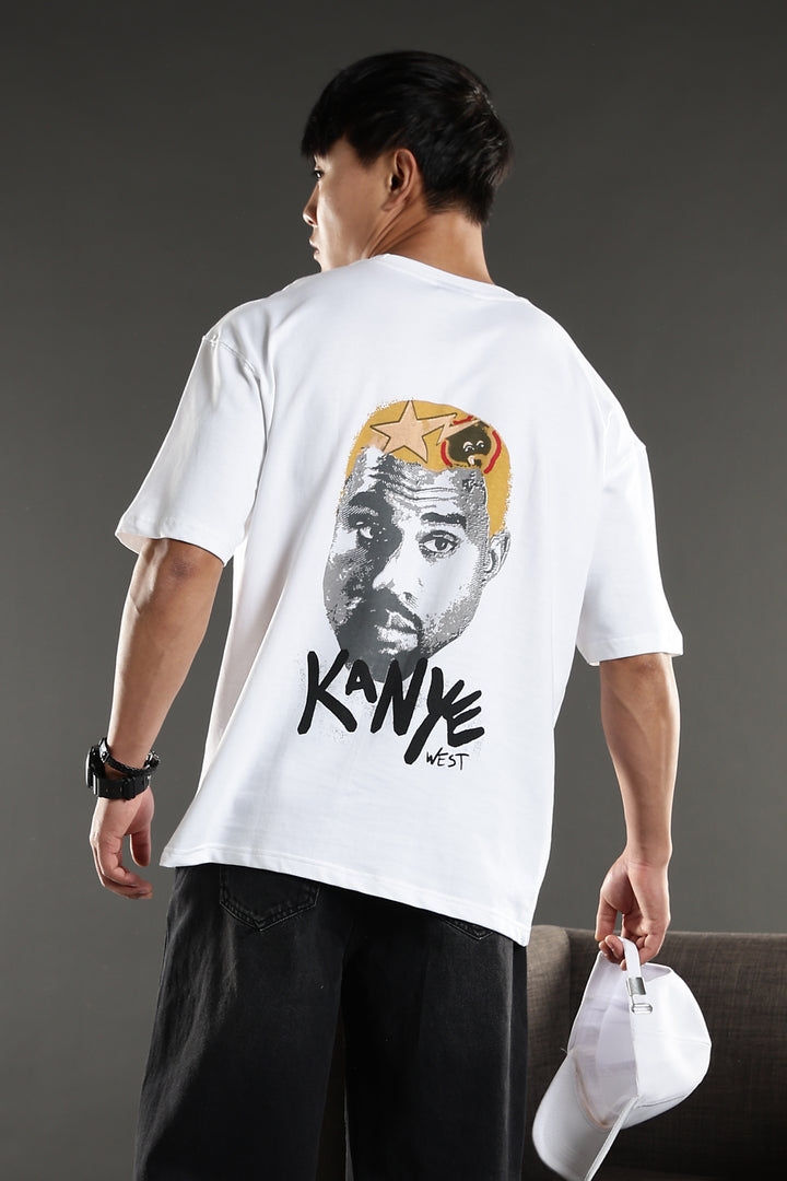 Kanye: White Oversized T-shirt