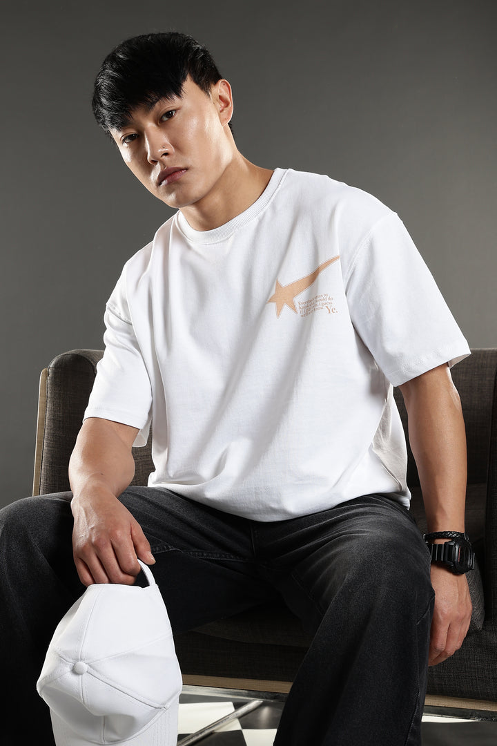 Kanye: White Oversized T-shirt