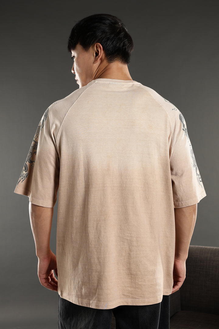 Furious Dragon: Ombre Oversized Tshirt