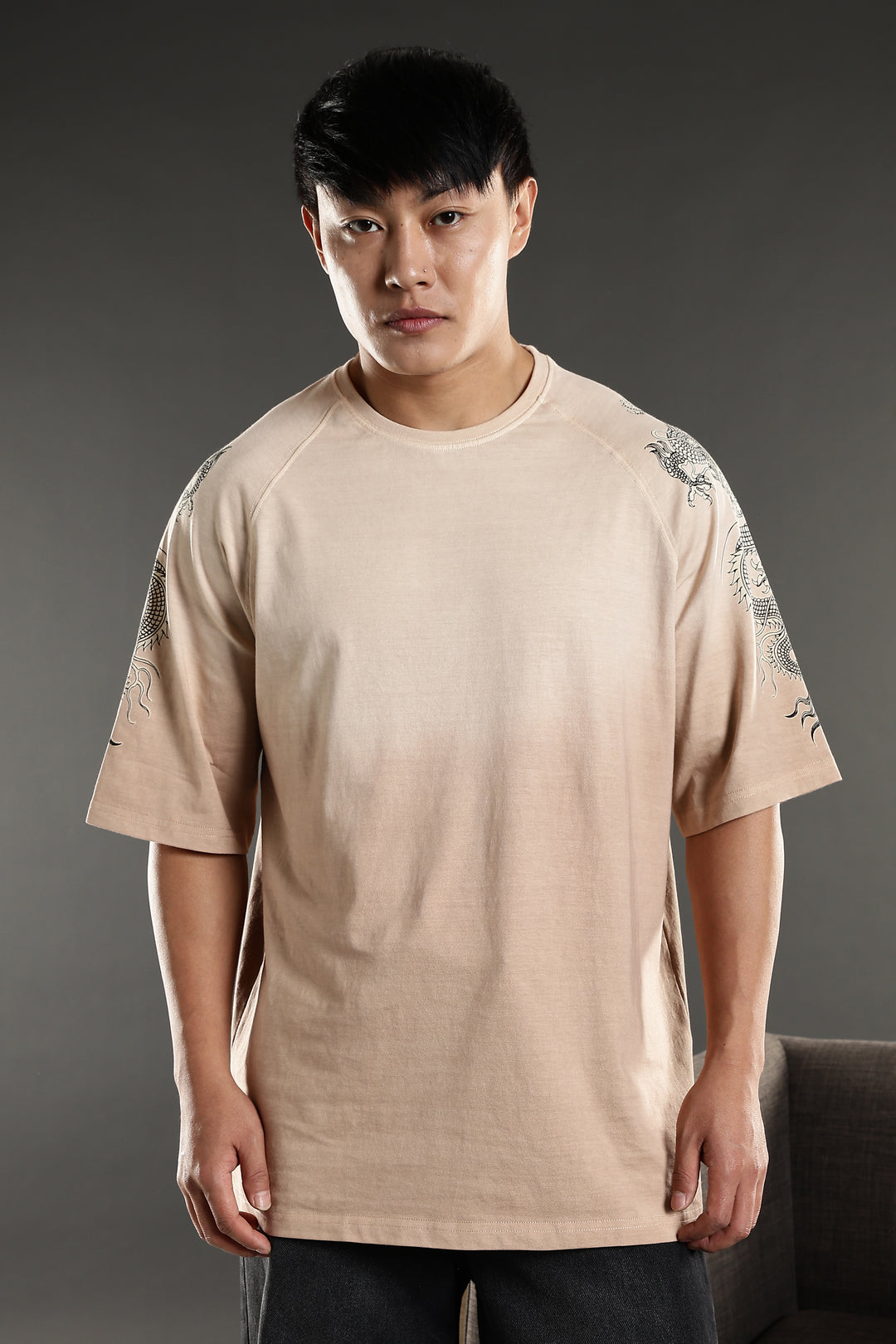 Furious Dragon: Ombre Oversized Tshirt