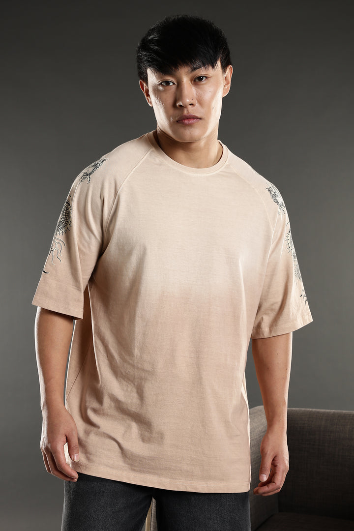 Furious Dragon: Ombre Oversized Tshirt