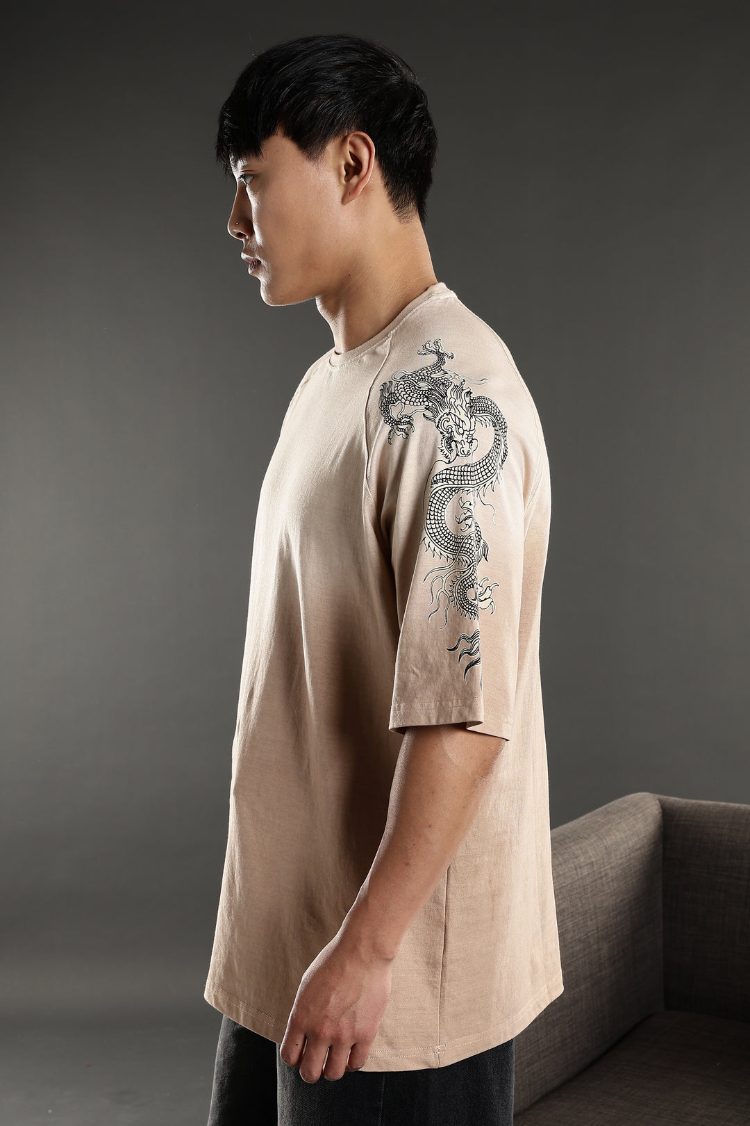 Furious Dragon: Ombre Oversized Tshirt