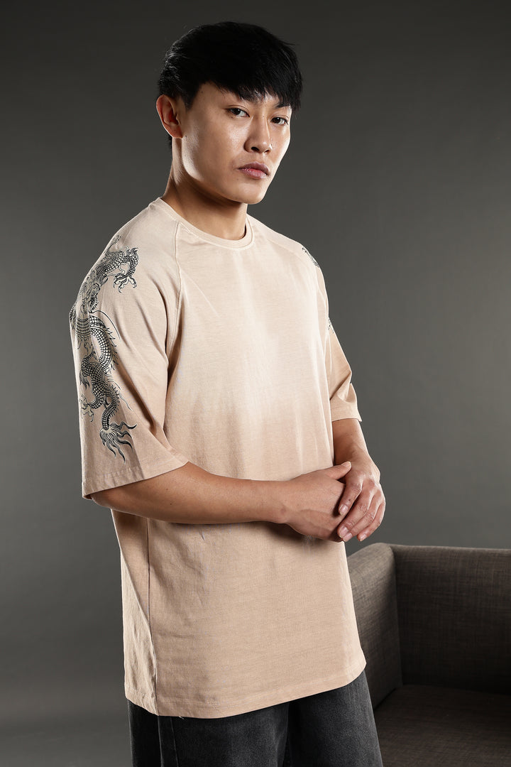 Furious Dragon: Ombre Oversized Tshirt
