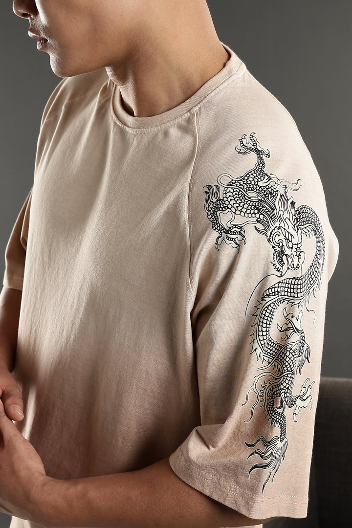 Furious Dragon: Ombre Oversized Tshirt