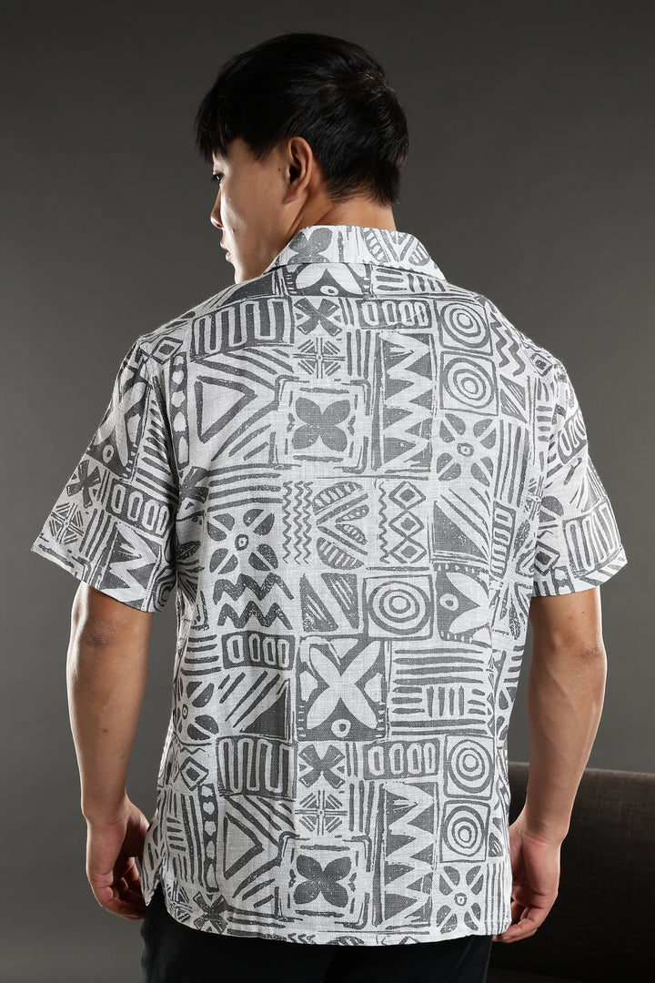 Chalk Cuban Shirt