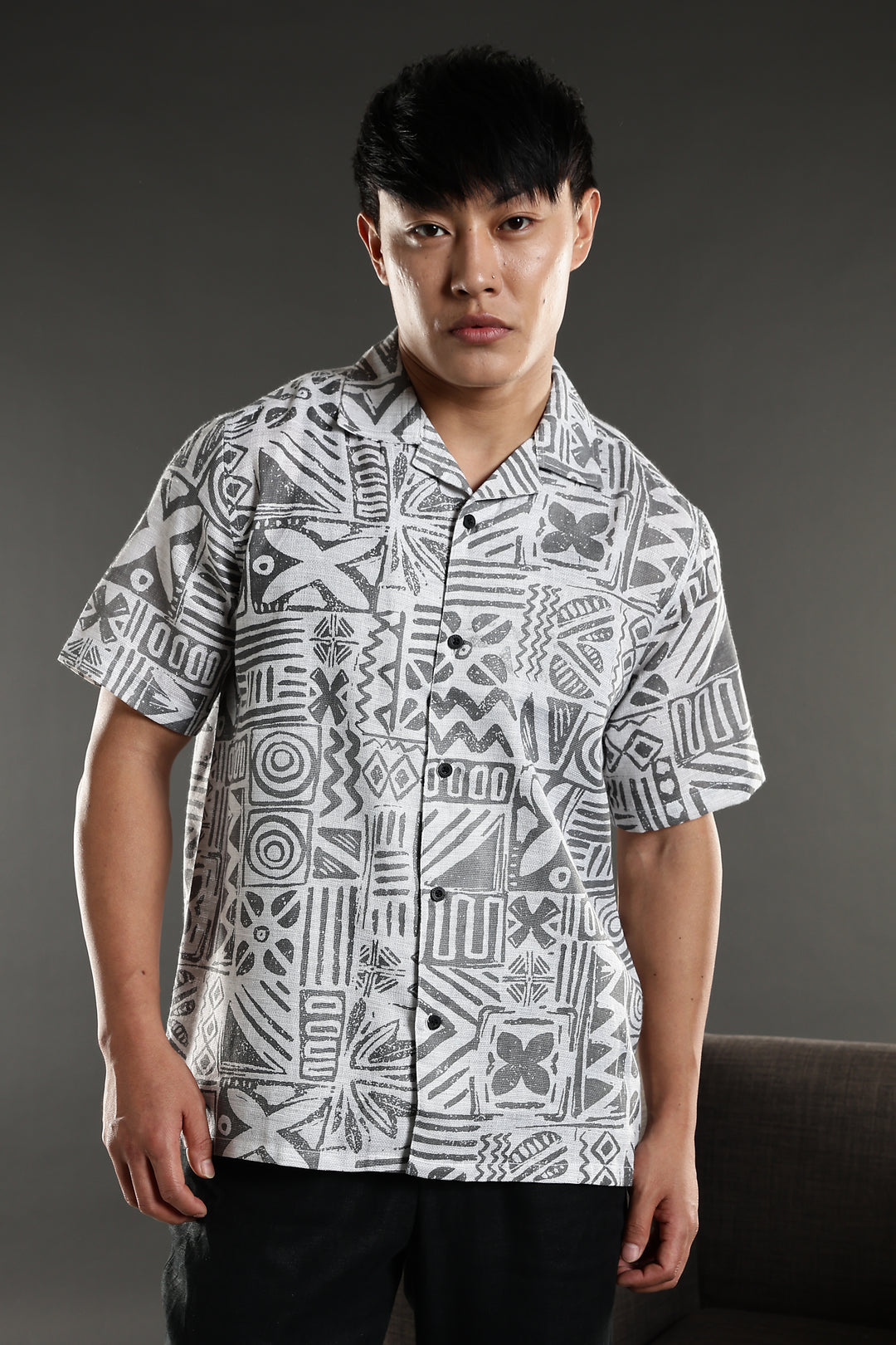 Chalk Cuban Shirt