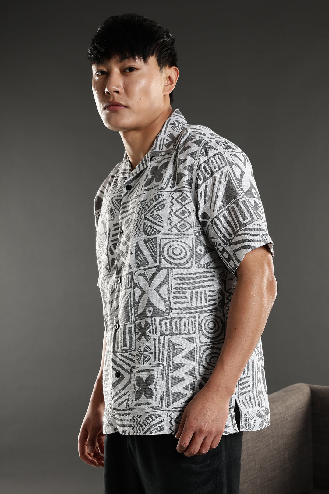Chalk Cuban Shirt