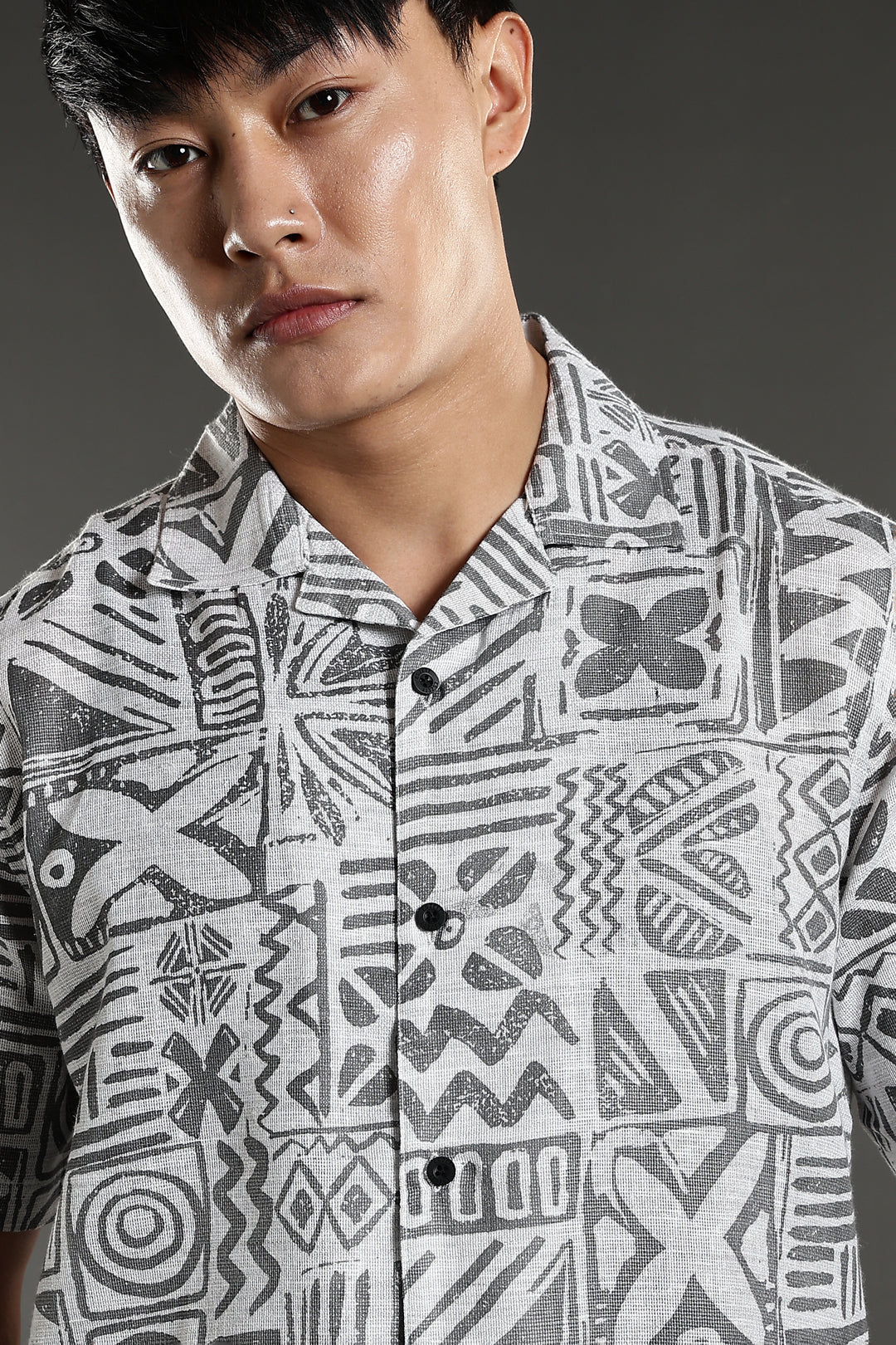 Chalk Cuban Shirt
