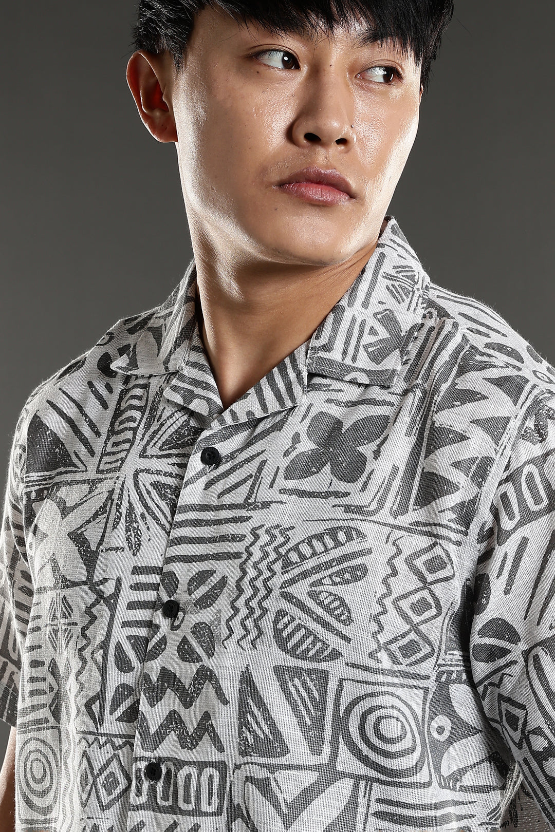 Chalk Cuban Shirt