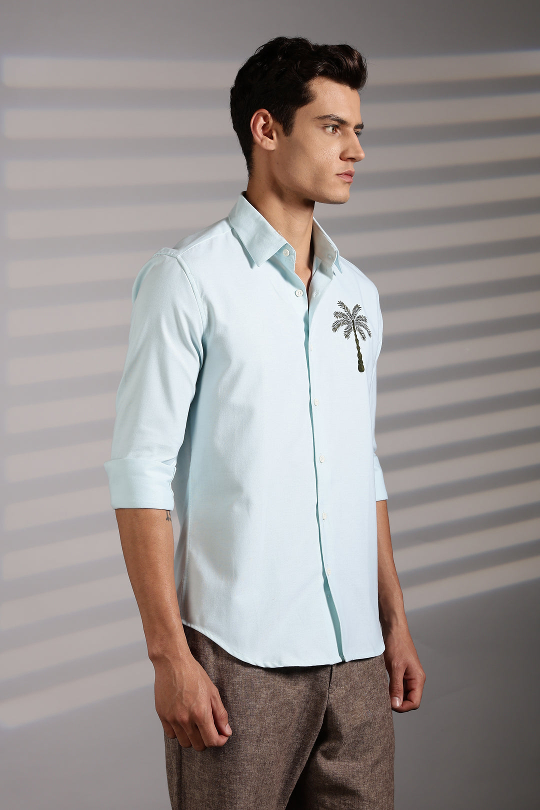 Tree Embroidery Shirt