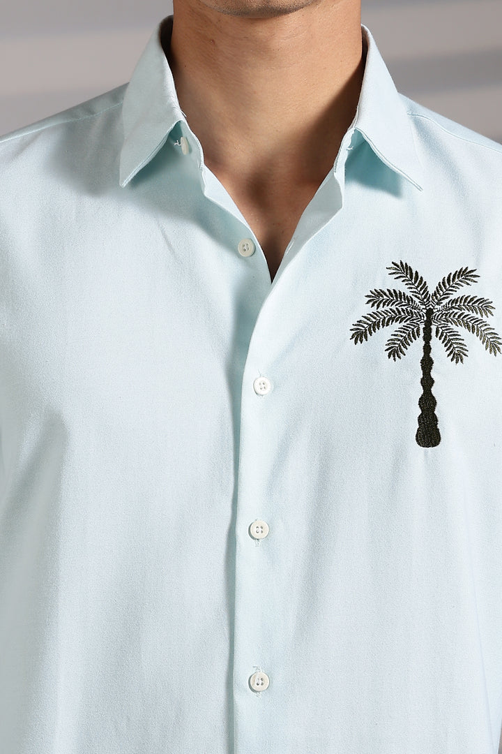 Tree Embroidery Shirt