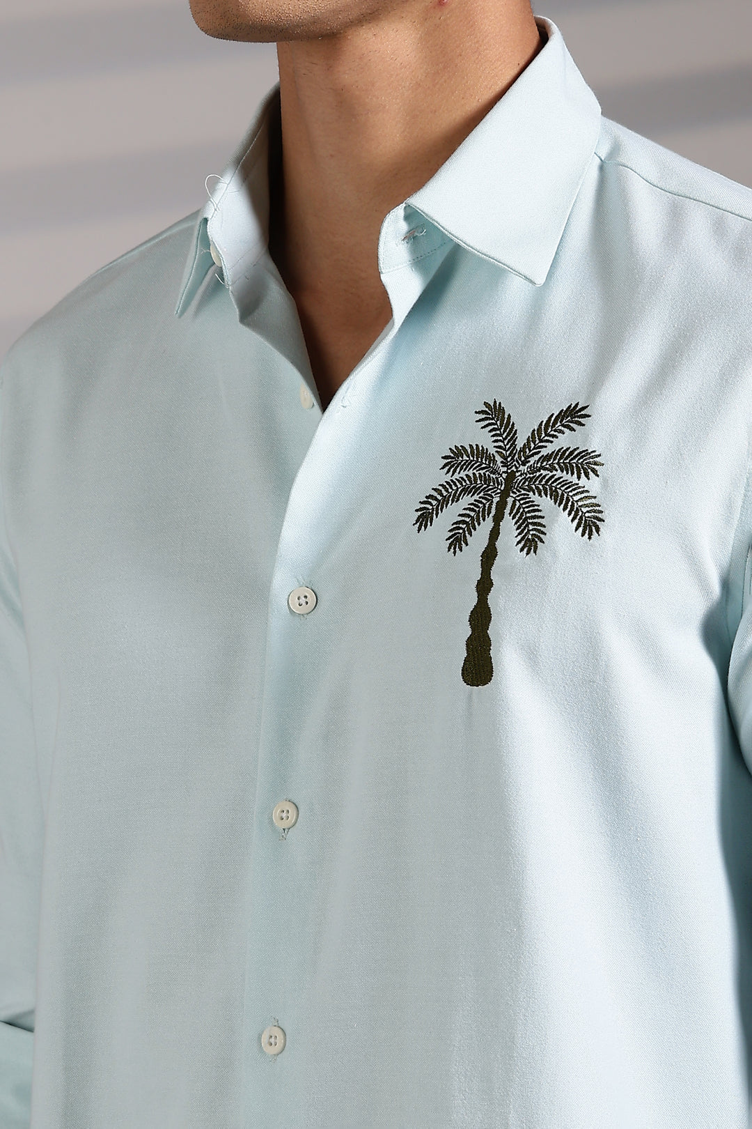 Tree Embroidery Shirt