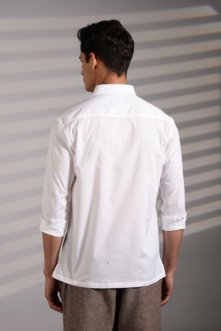 Blush White Shirt
