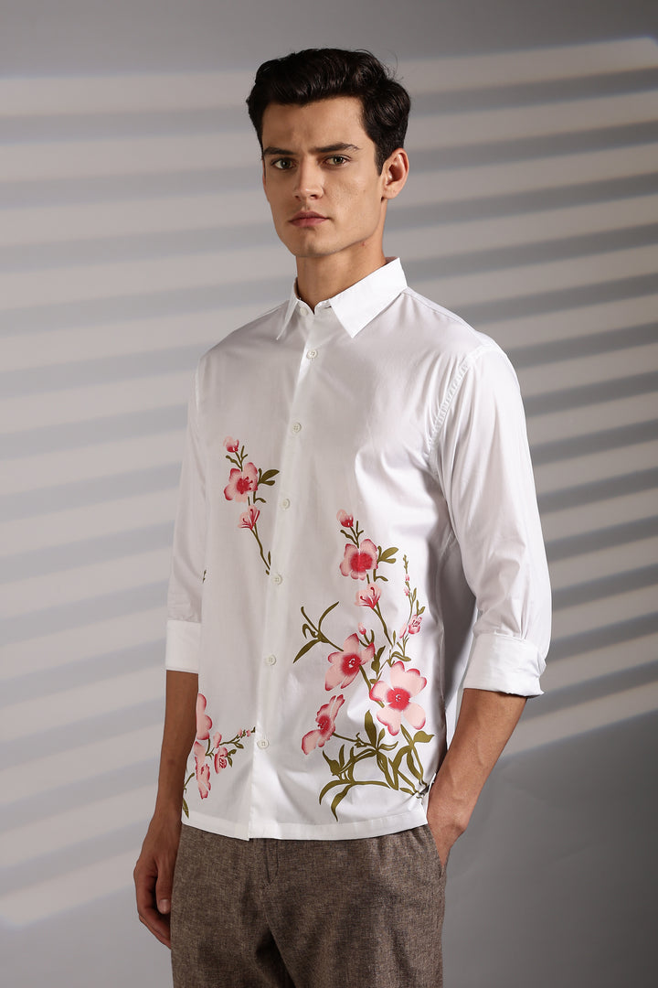 Blush White Shirt