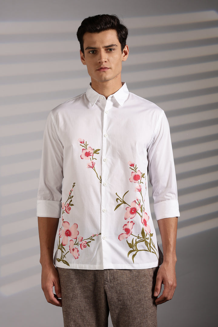 Blush White Shirt