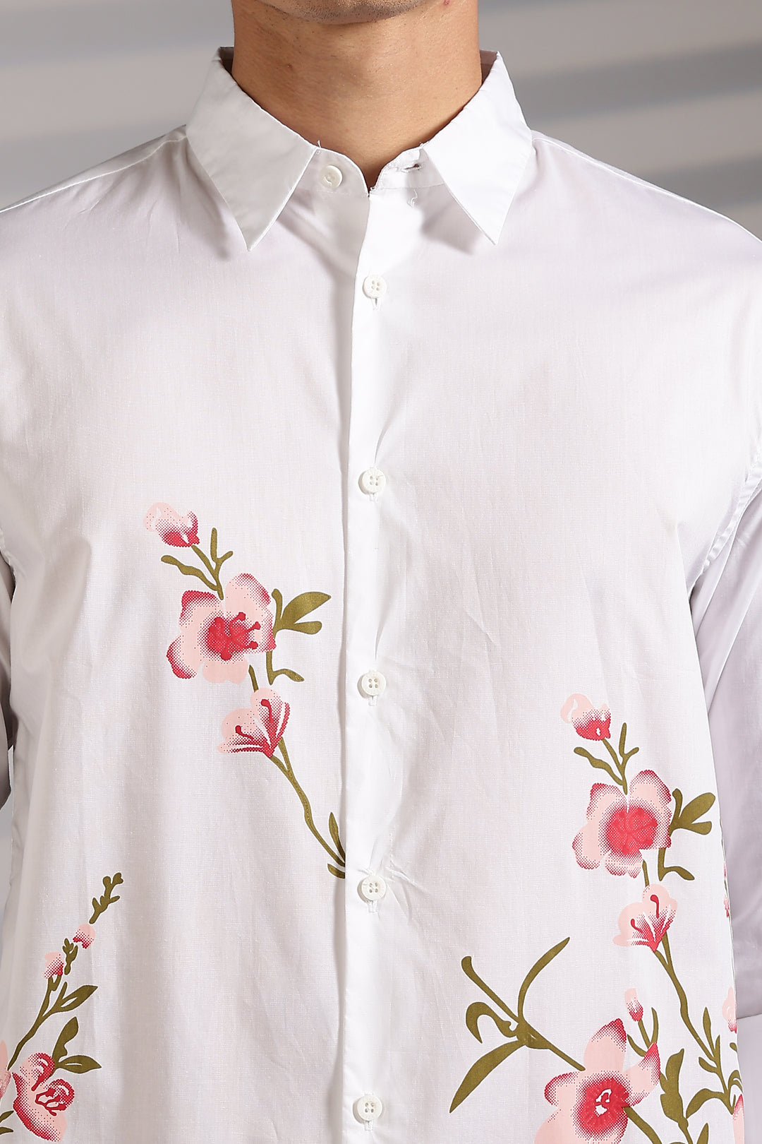 Blush White Shirt