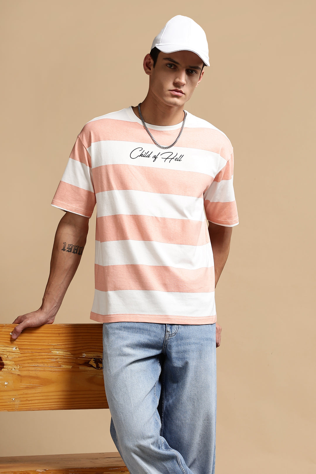 Child of Hell: Oversized Stripes Tshirt