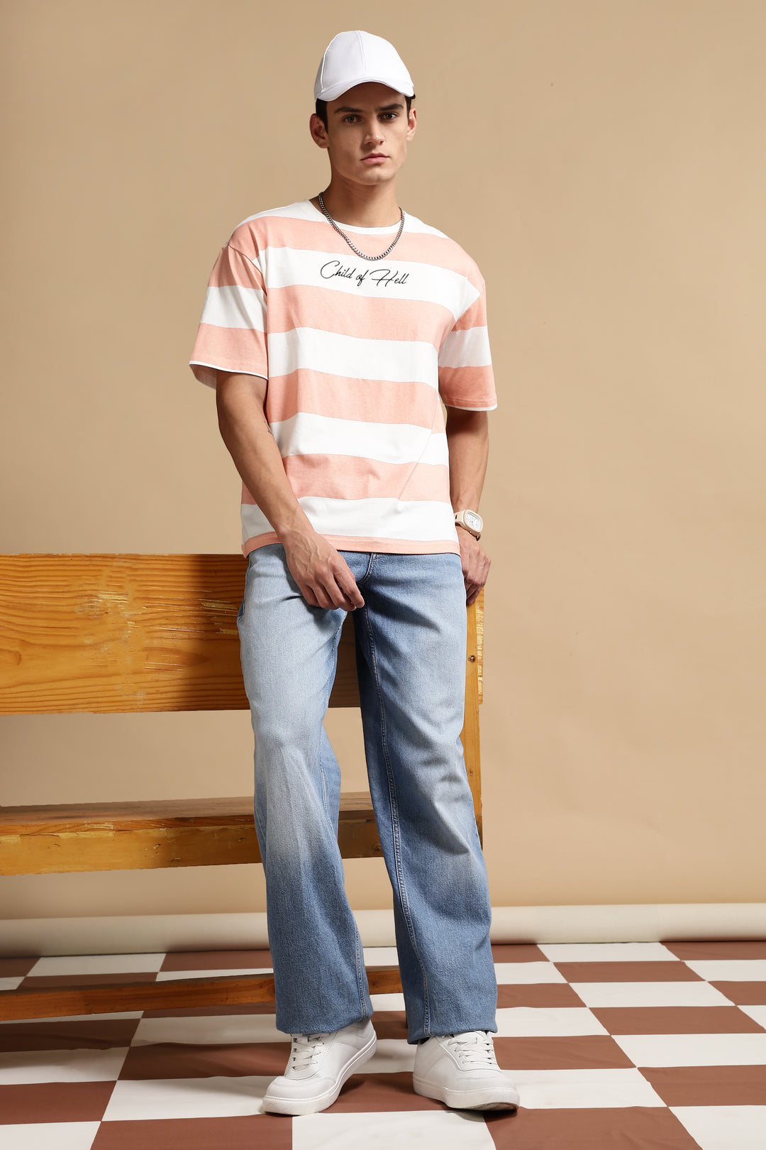 Child of Hell: Oversized Stripes Tshirt