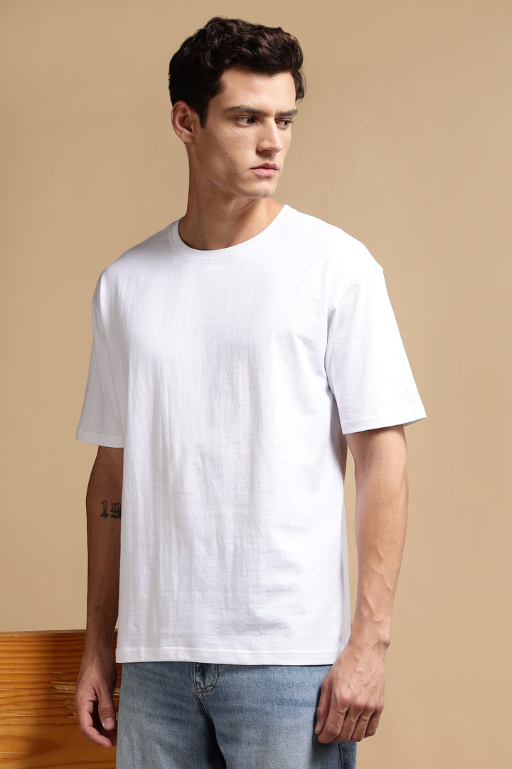 French Toast: White Oversized T-shirt