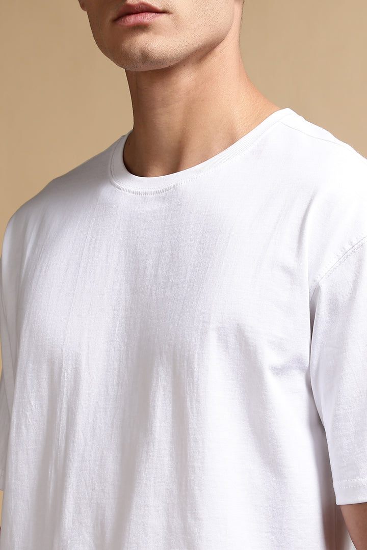 French Toast: White Oversized T-shirt