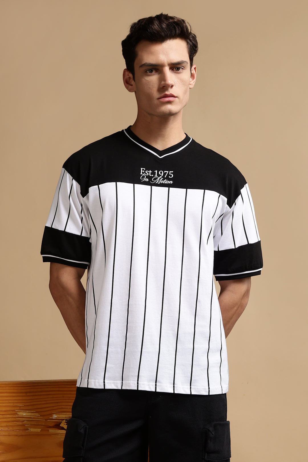 Vintage: Black and White Oversized T-shirt