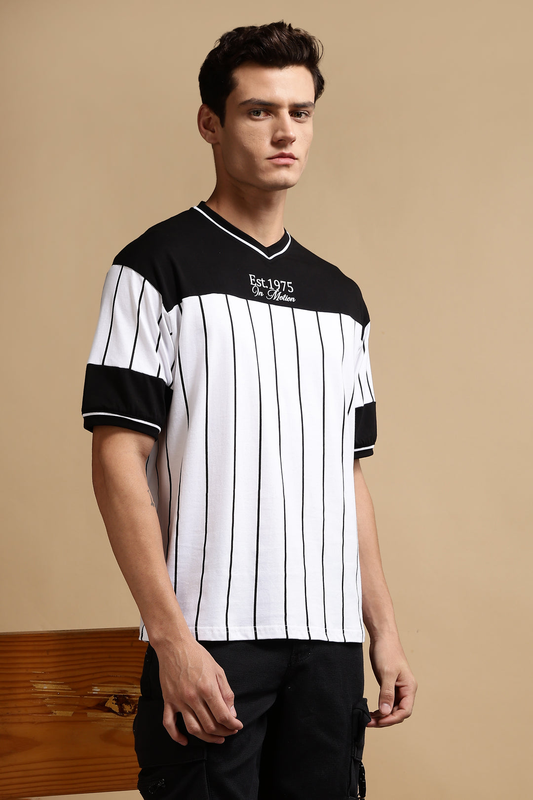 Vintage: Black and White Oversized T-shirt