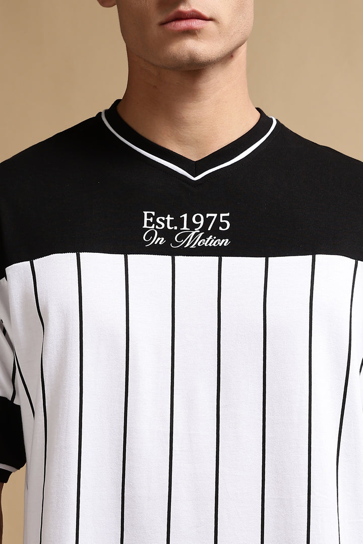Vintage: Black and White Oversized T-shirt