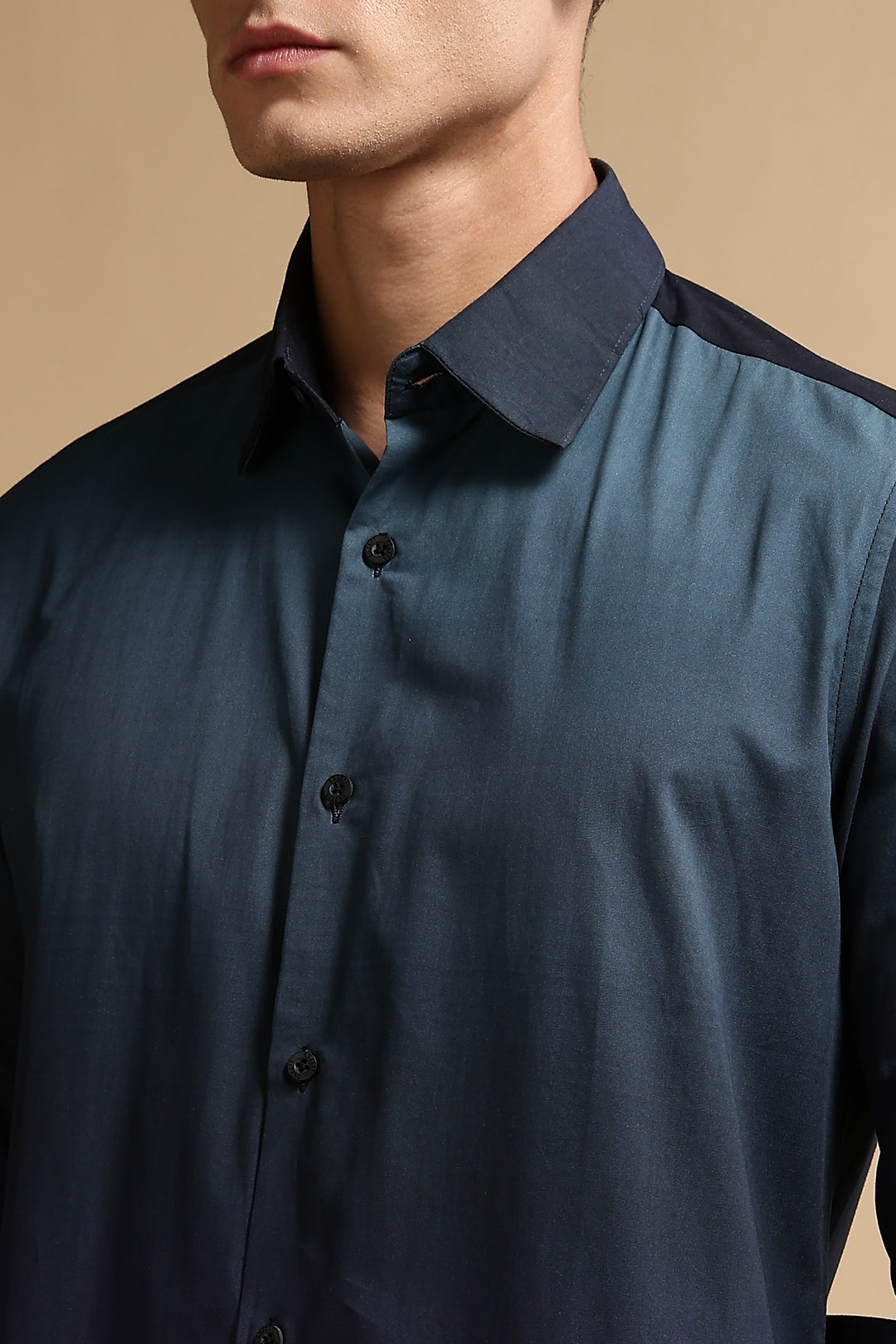 Navy Ombre Shirt