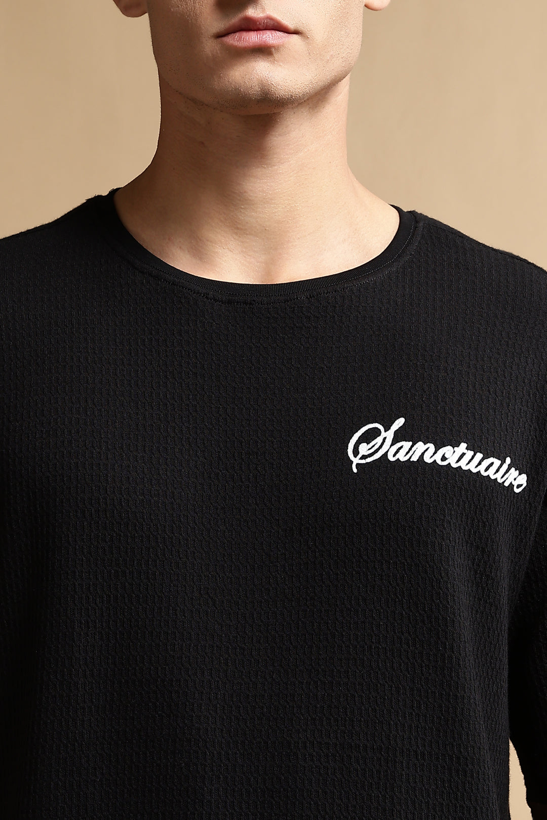 Sanctuaire Black Oversized T- Shirt