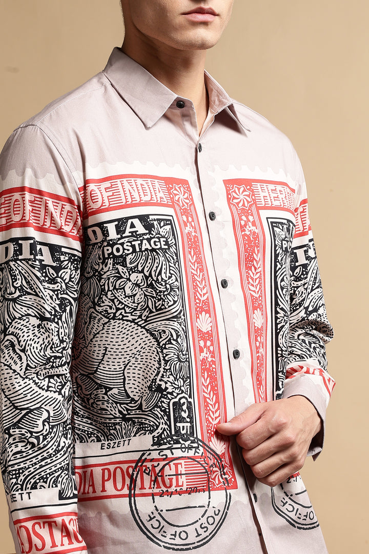 Postage Cream shirt