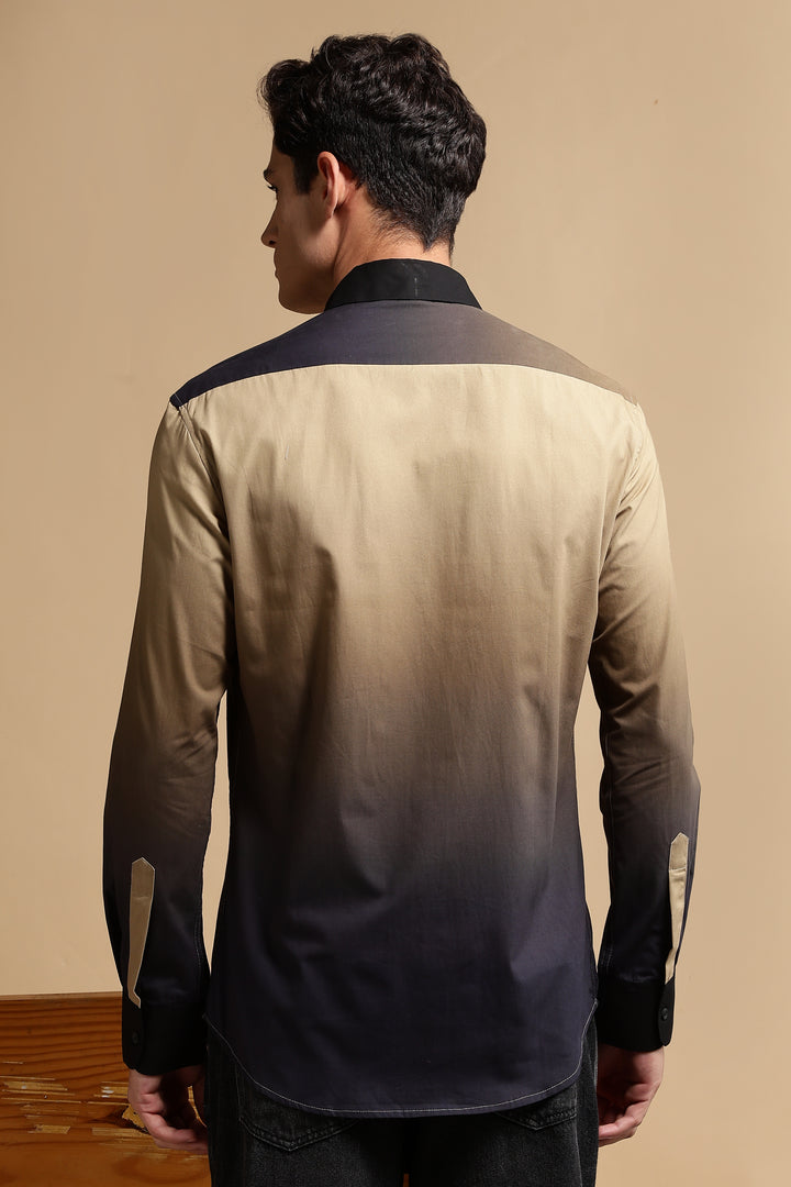Cream Ombre Shirt