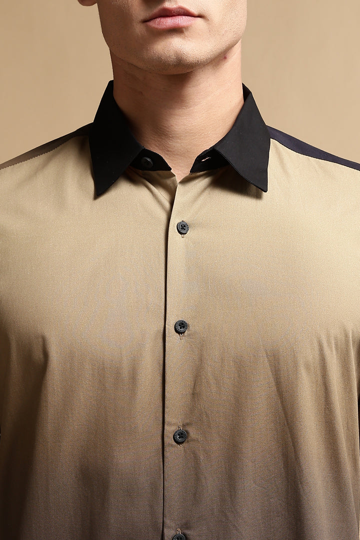 Cream Ombre Shirt