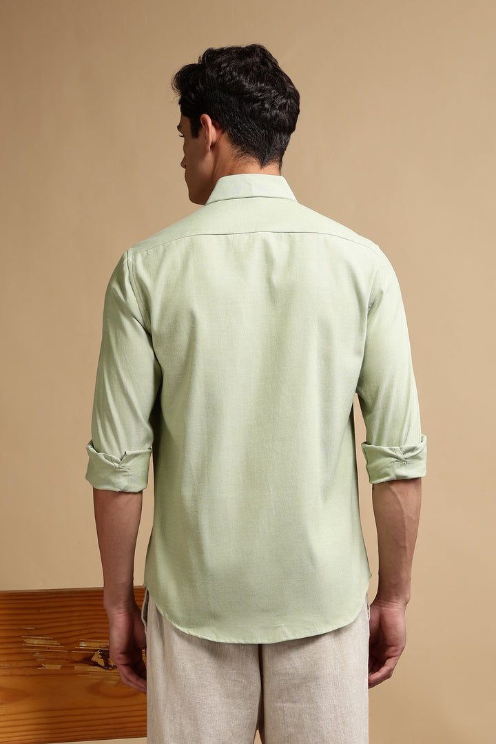 Stamp Embroidery Shirt