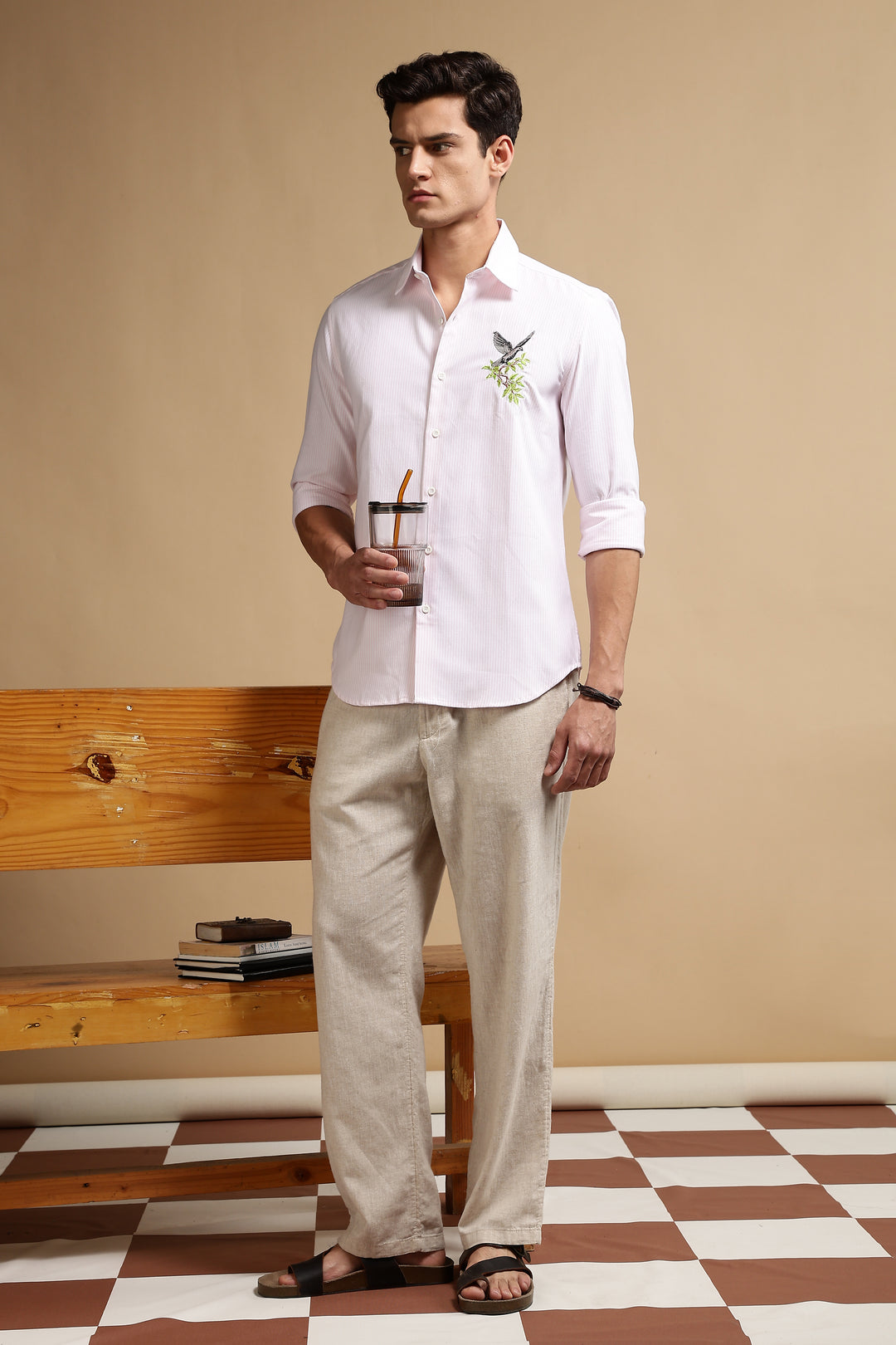 Bird Embroidery Shirt