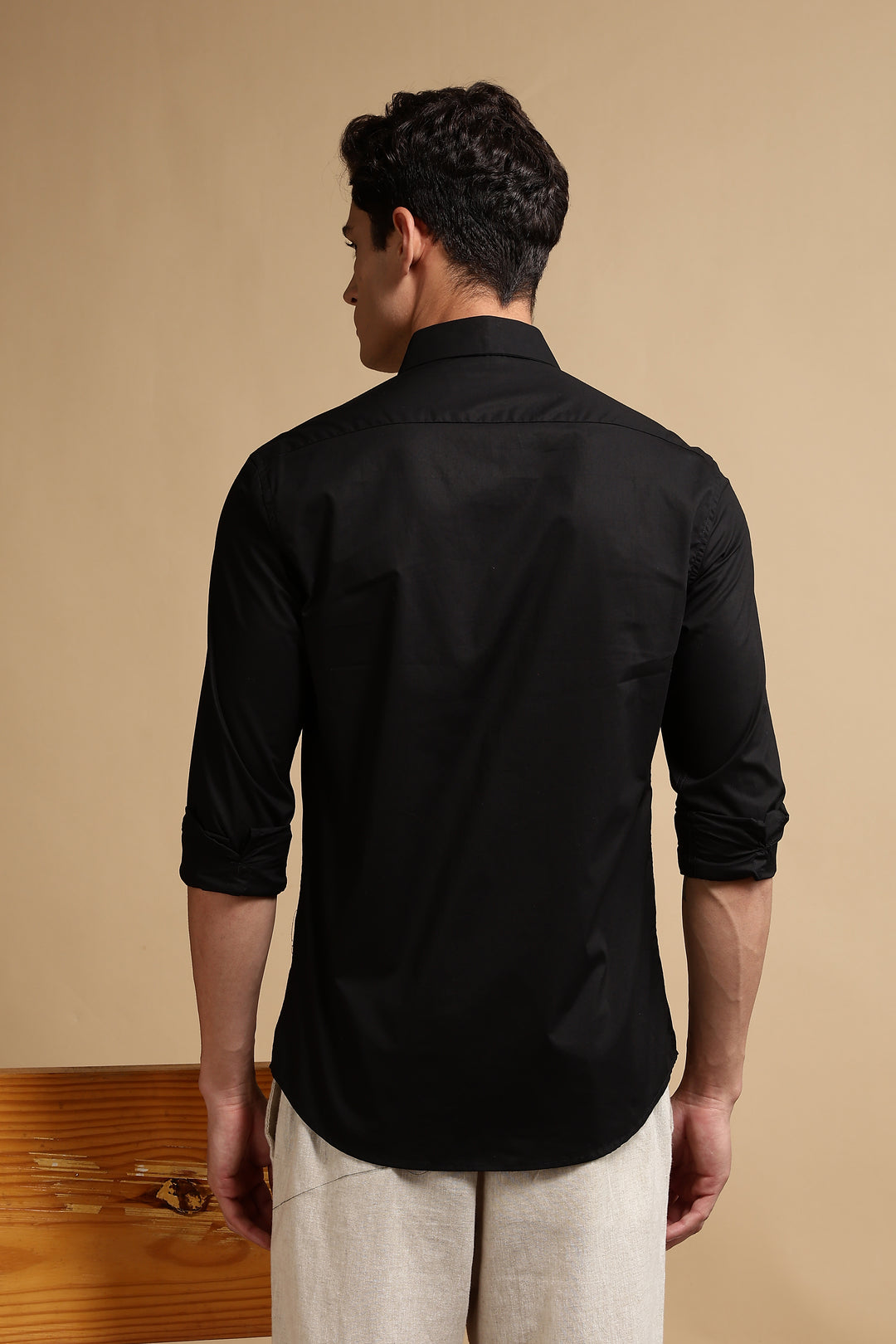 Black Hollyhock Shirt