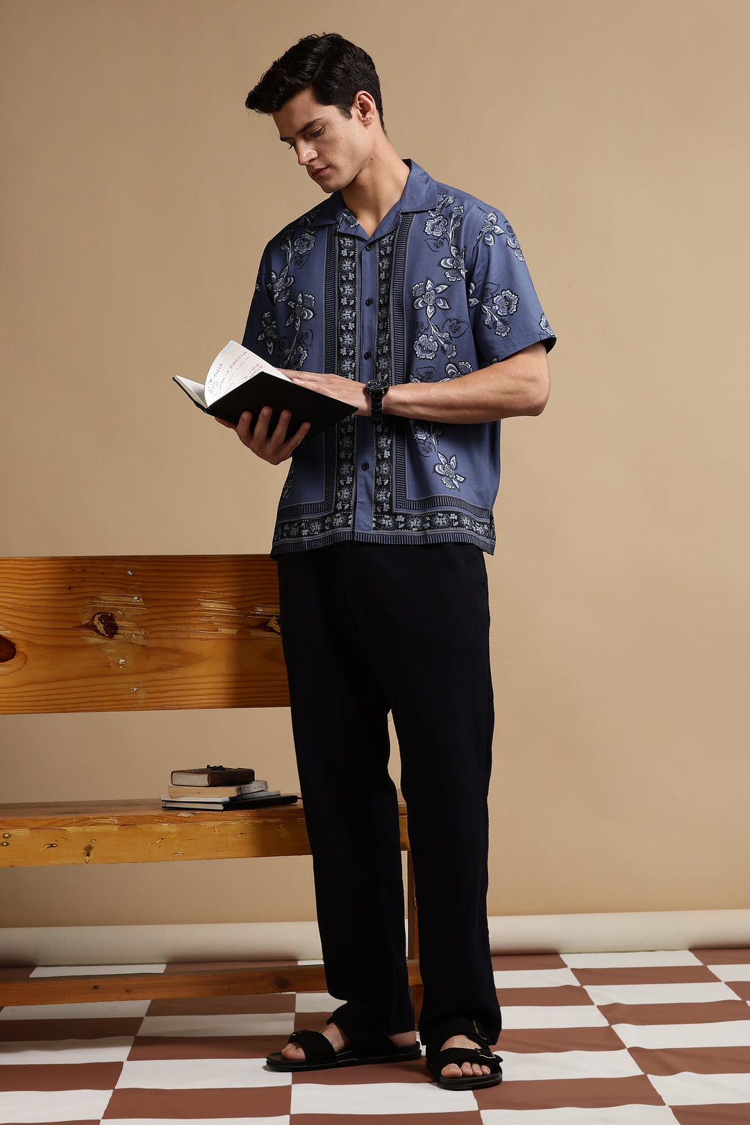 Turquoise Cuban Shirt
