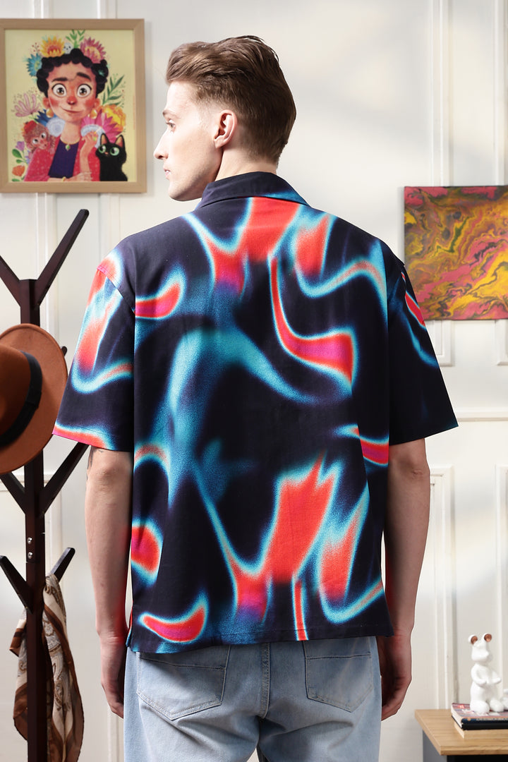 Nebula Oversized Cuban Shirt