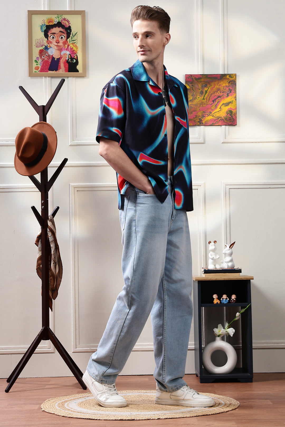 Nebula Oversized Cuban Shirt