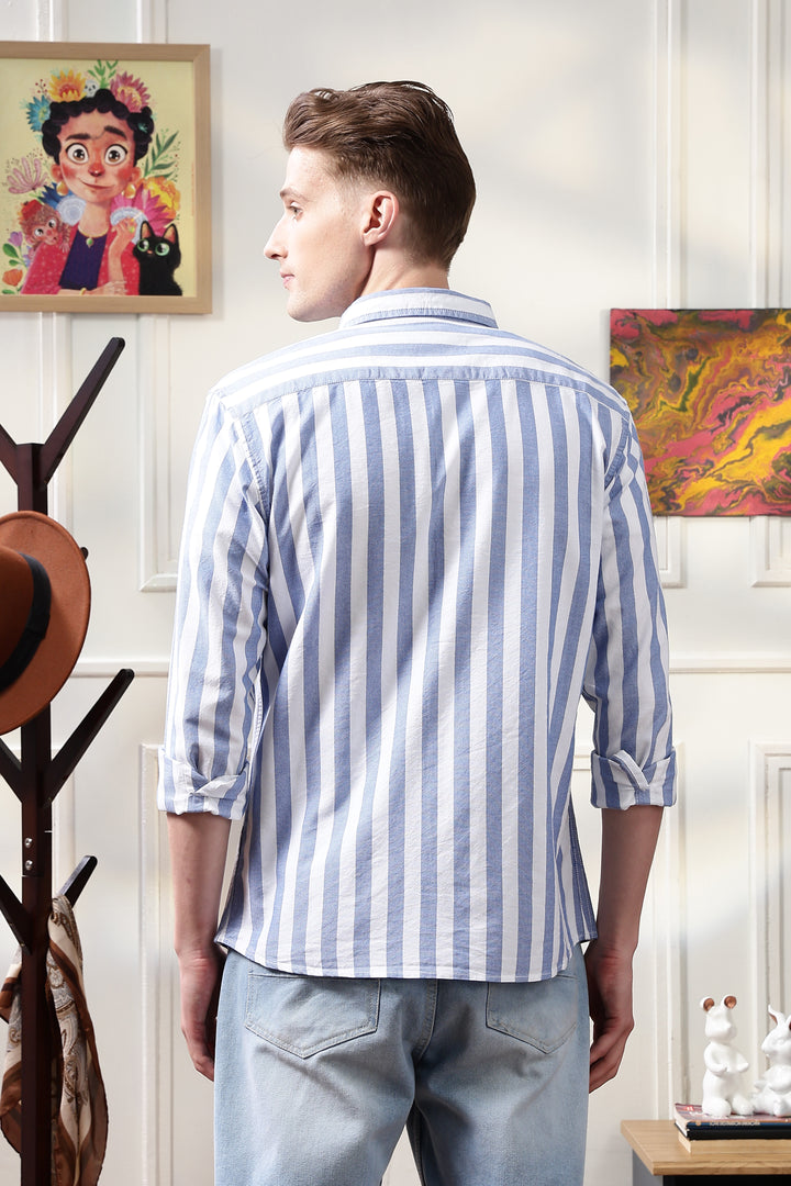 Oxford: Blue Stripes Shirt