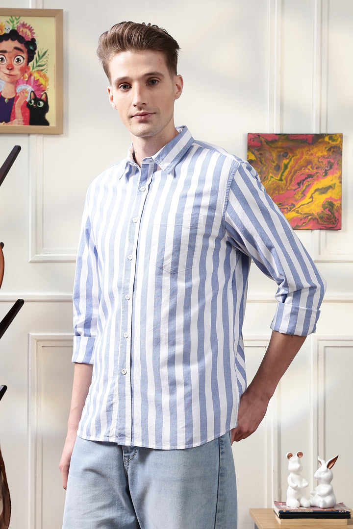 Oxford: Blue Stripes Shirt