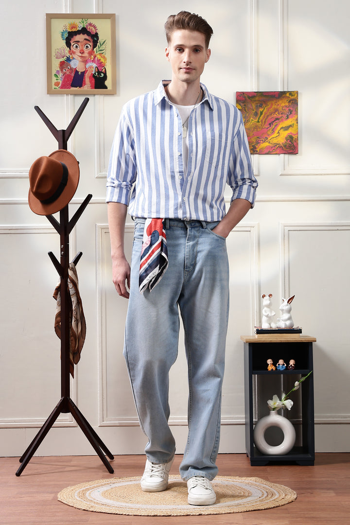 Oxford: Blue Stripes Shirt