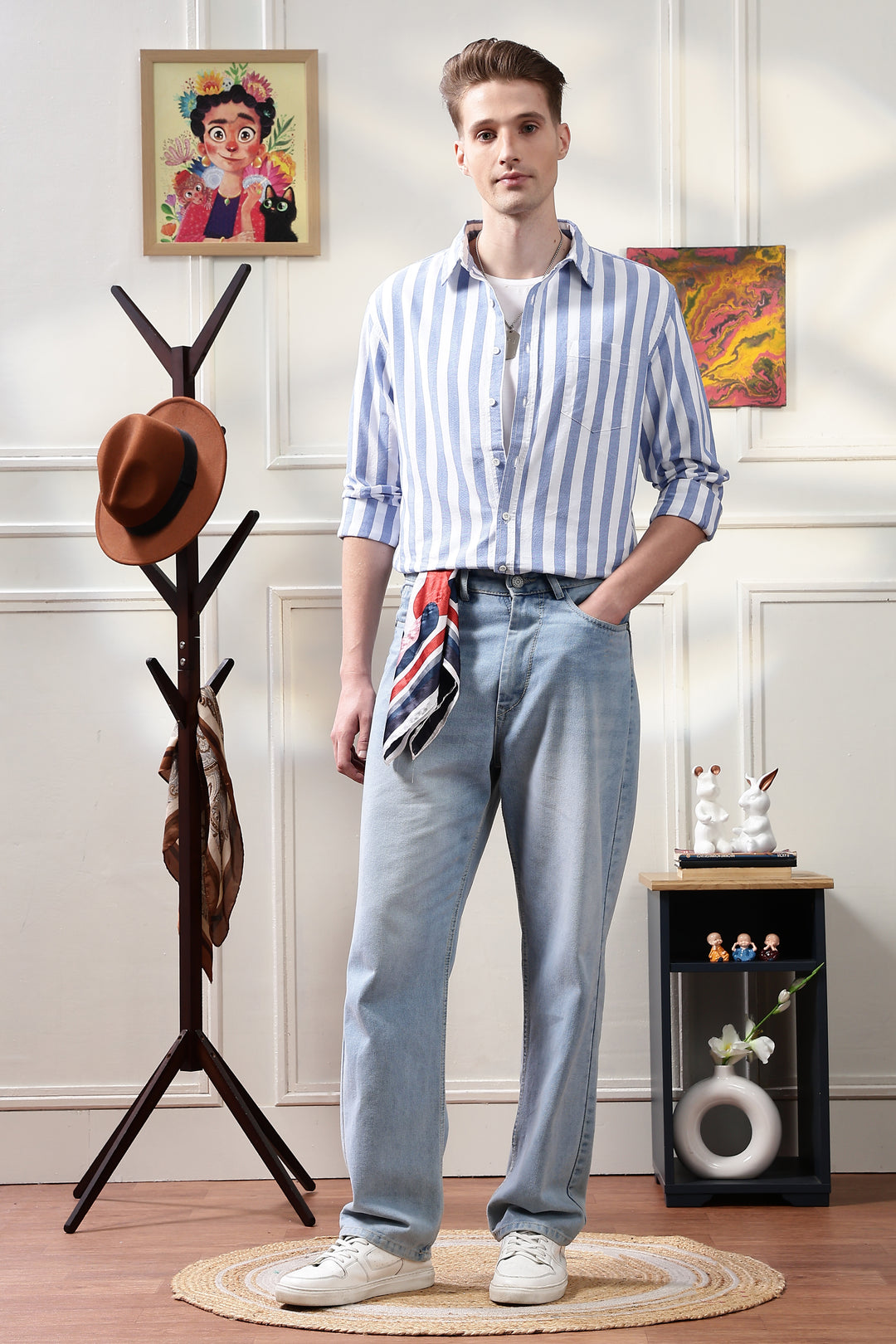 Oxford: Blue Stripes Shirt