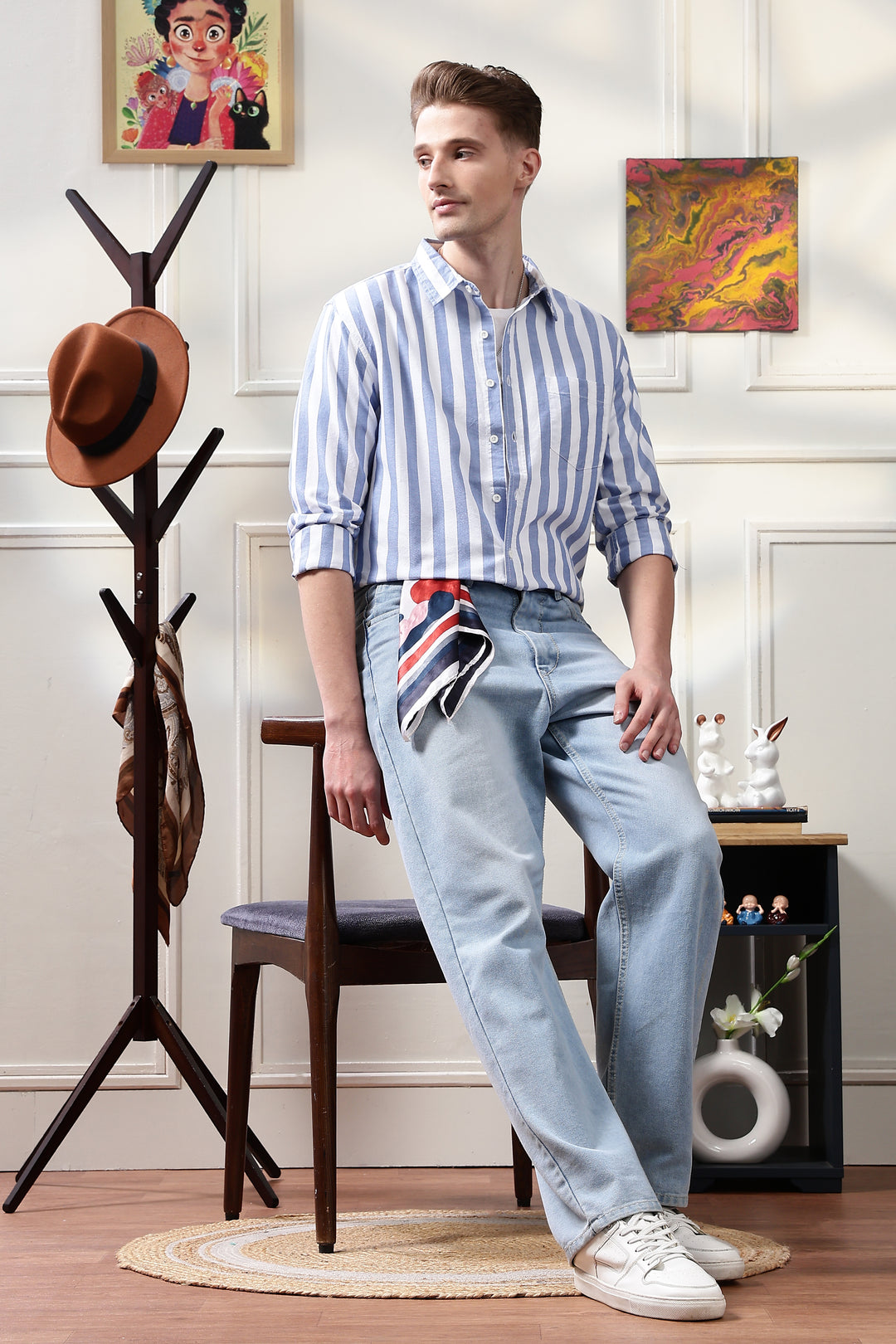 Oxford: Blue Stripes Shirt