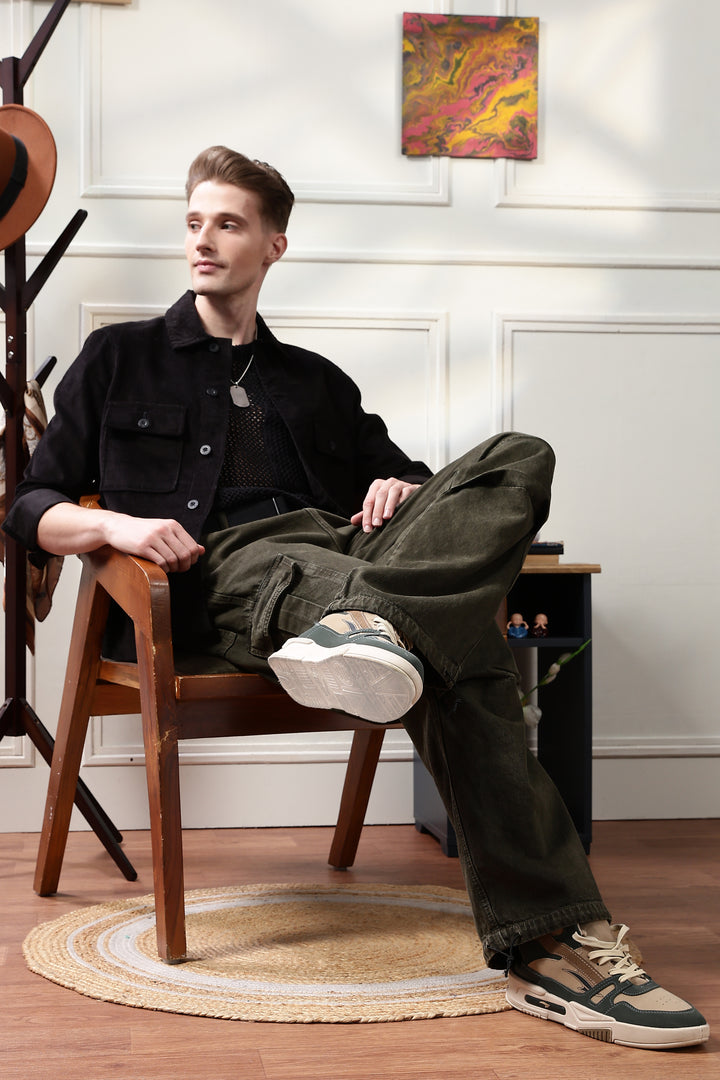 Corduroy:  Black Jacket